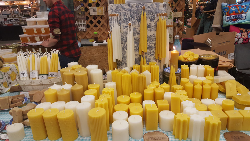 Beeswax Candles and Blocks