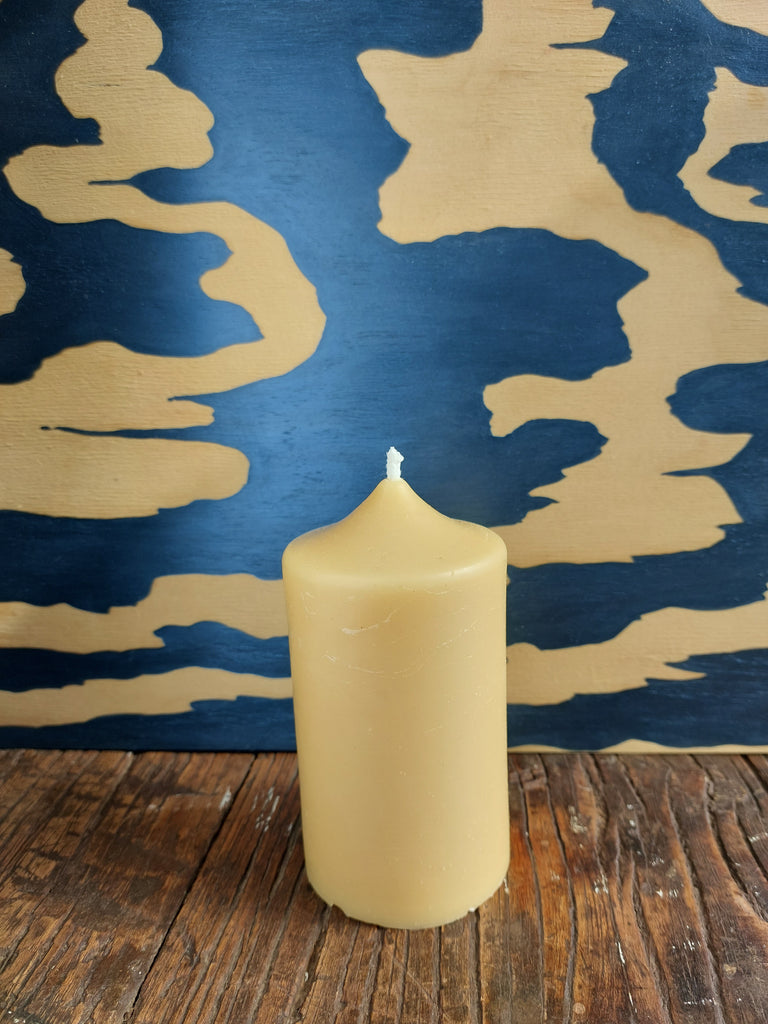 Alberta beeswax candles cylinder pillar