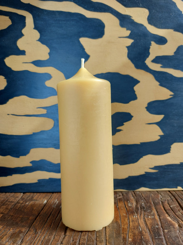 Alberta beeswax candles cylinder pillar