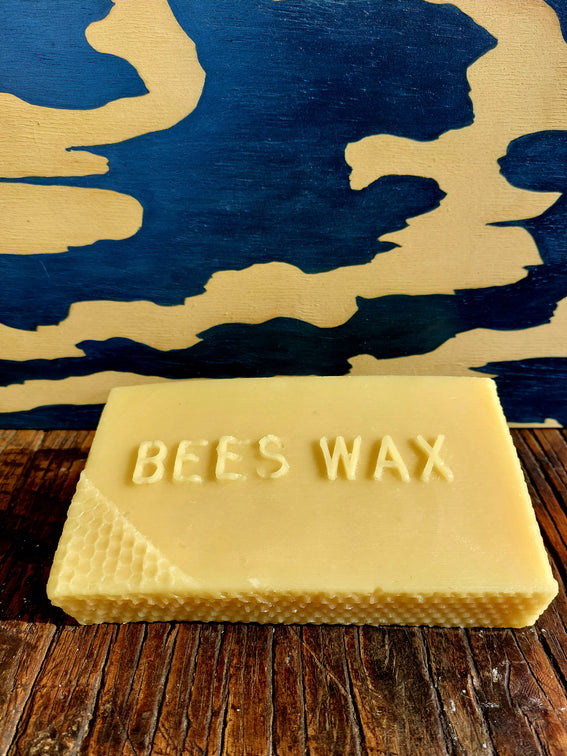 Pure Alberta beeswax block 1 lb.